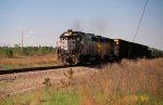 CSX 6393 leads a local train